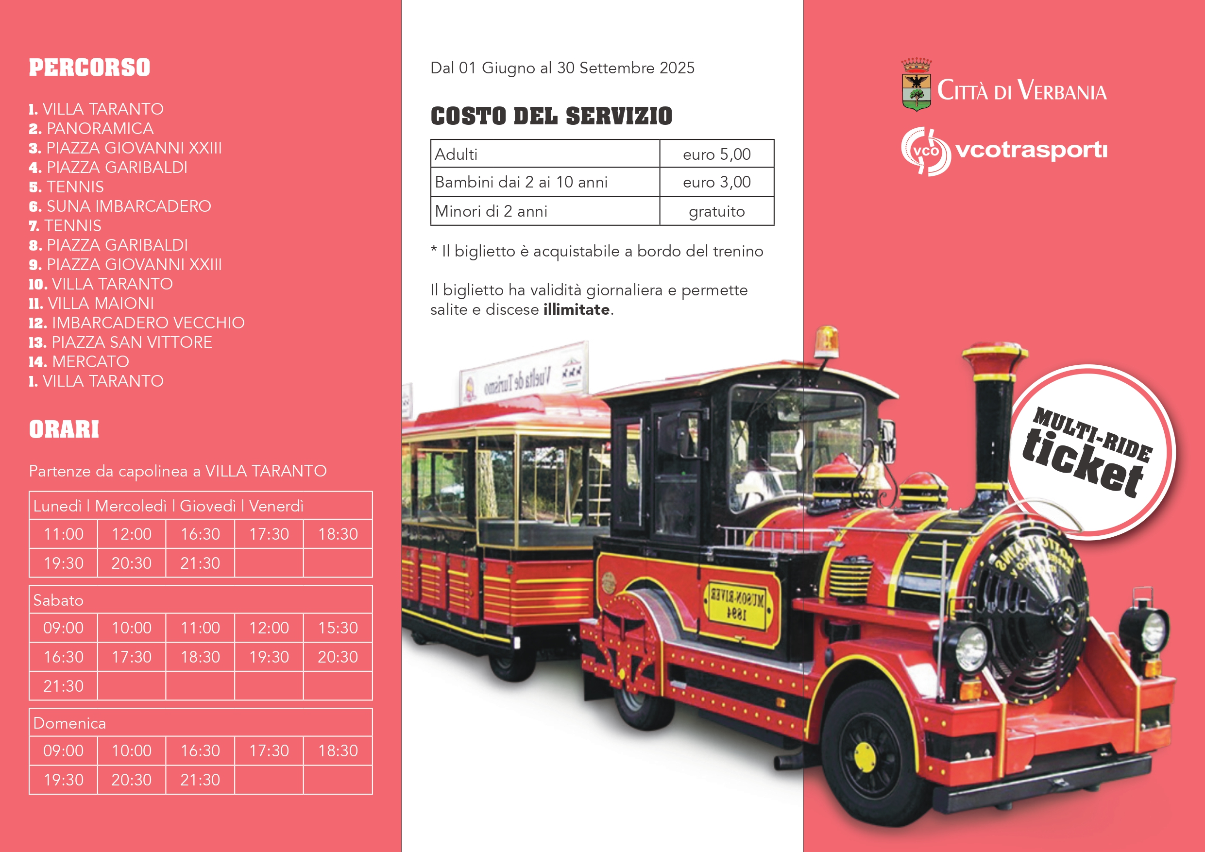trenino turistico