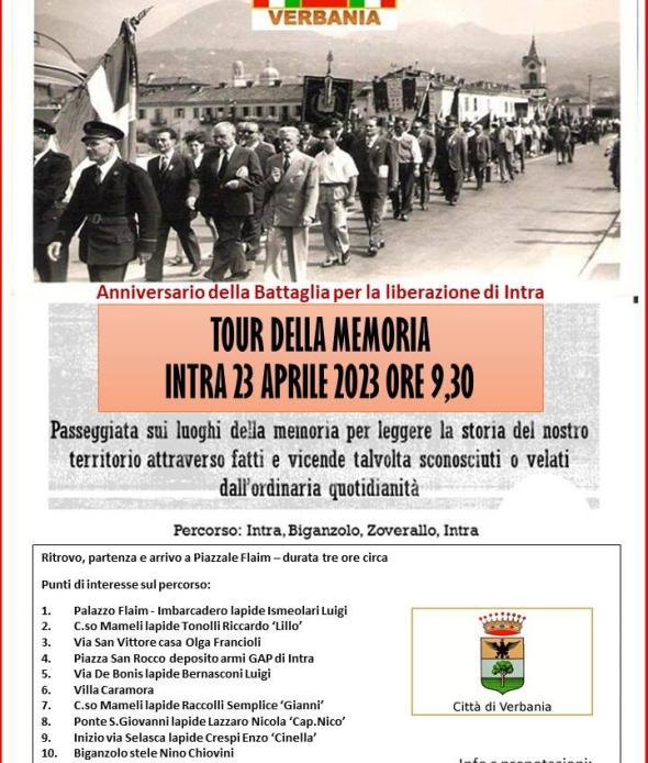 TOUR DELLA MEMORIA