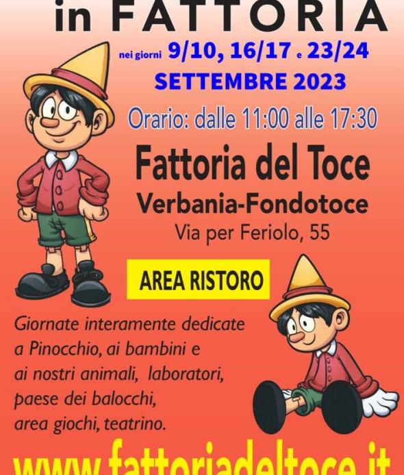 Pinocchio in Fattoria 2023