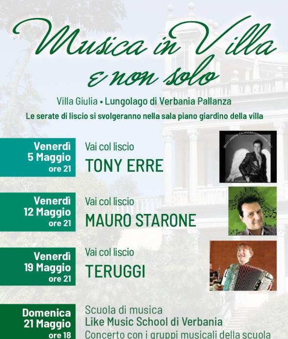 Musica in villa maggio 2023