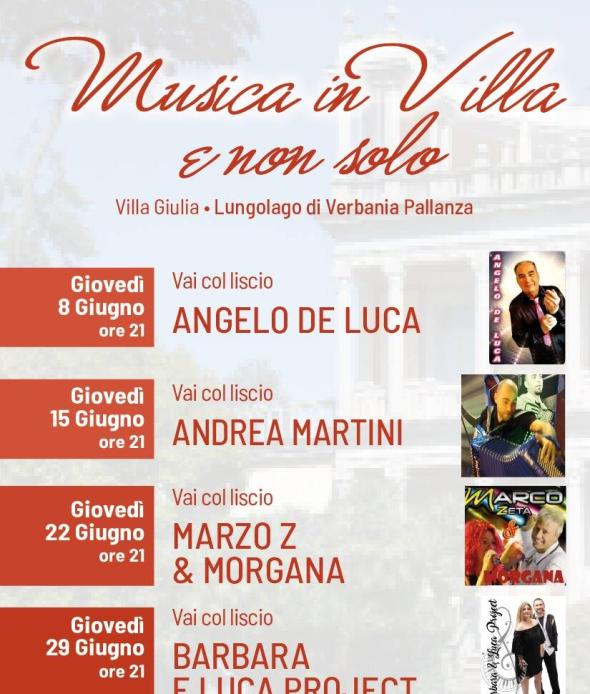 Musica in Villa  giugno 2023
