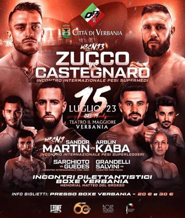 Boxe 15 luglio 23