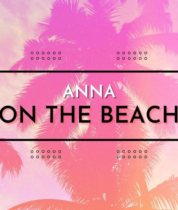 anna on the beach