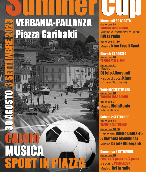 Summer Cup agosto settembre 2023