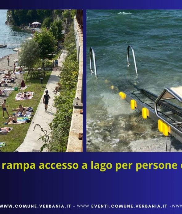 Inaugurazione  rampa persone con disabilità