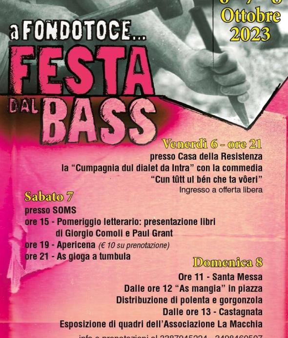 Festa del Bass ottobre 23