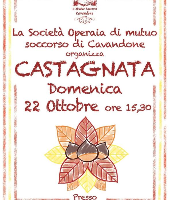 Castagnata Circolo Cavandone 22 10 23