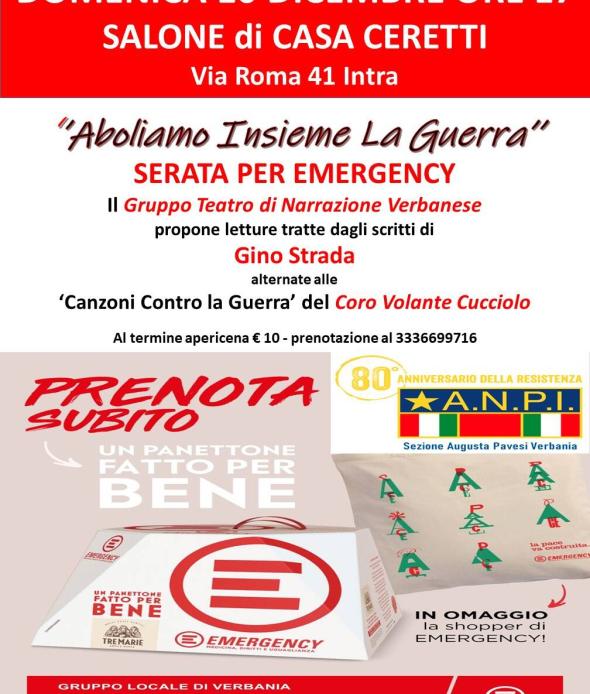 Aboliamo insieme la guerra 10 12 23