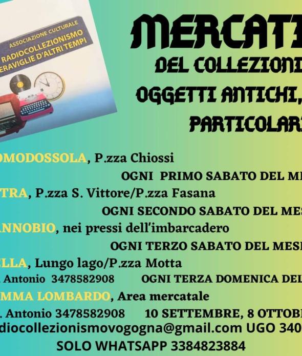 Mercatini Ass. Radiocollezionismo Vogogna