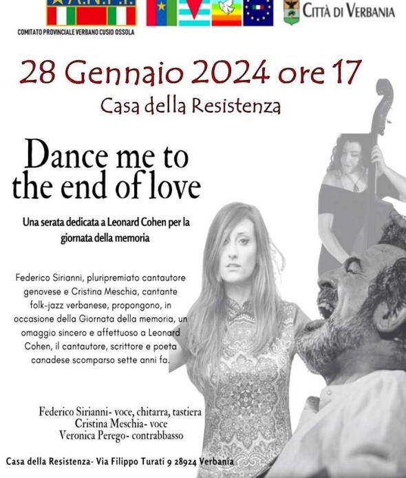 Dance me to the end of love 28 01 24