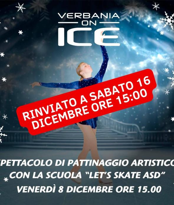 Spettacolo On Ice nuova data 16 12