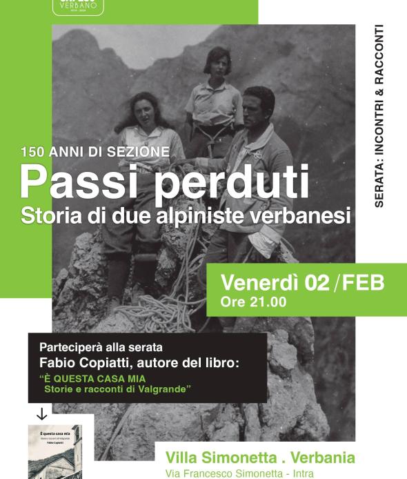 Passi perduti. Storia di due alpiniste verbanesi