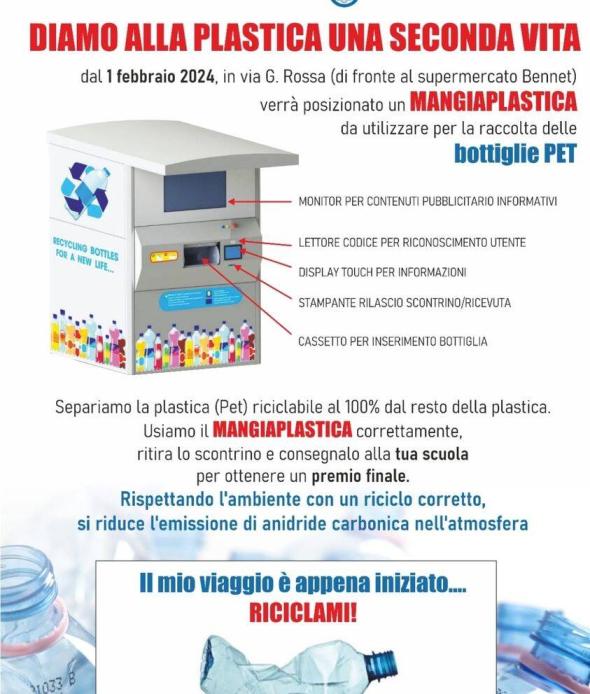 Inaugurazione del Mangiaplastica
