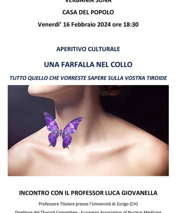 Una farfalla nel collo