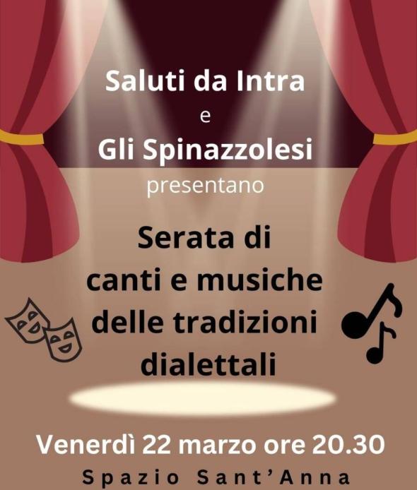 Serata di canti e musiche delle tradizioni dialettali