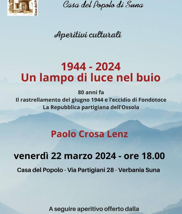 1944-2024 Un lampo di luce nel buio