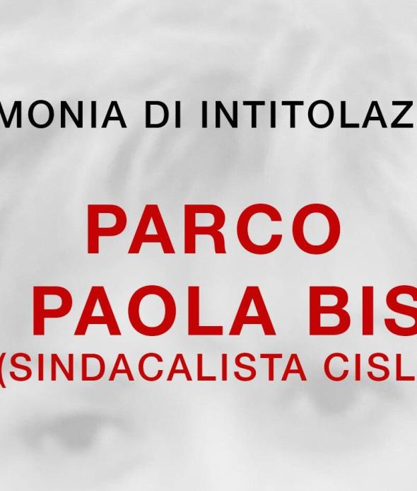 Intitolazione Parco M.P. Bisoglio