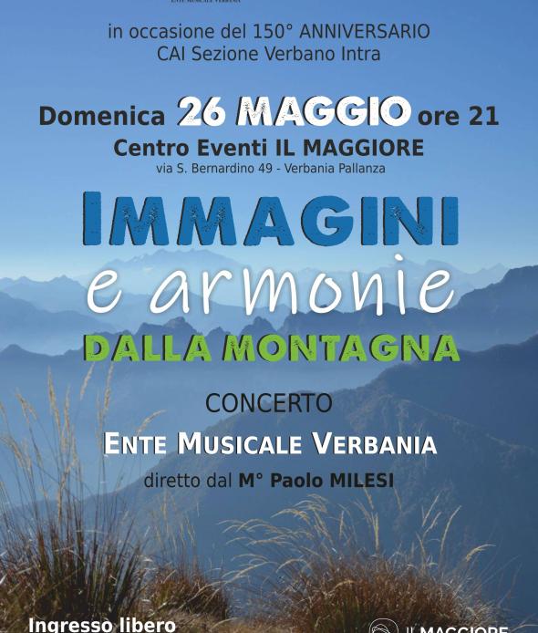 CONCERTO IMMAGINI E ARMONIE DALLA MONTAGNA