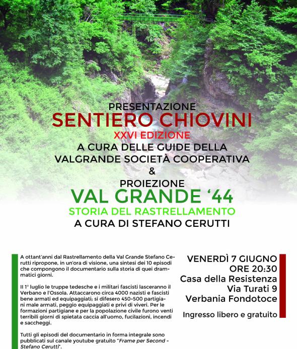 Sentiero Chiovini Presentazione 2024