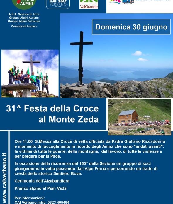 31^ Festa della Croce al Monte Zeda