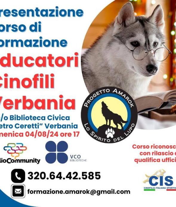 Presentazione corso formazione educatori cinofili