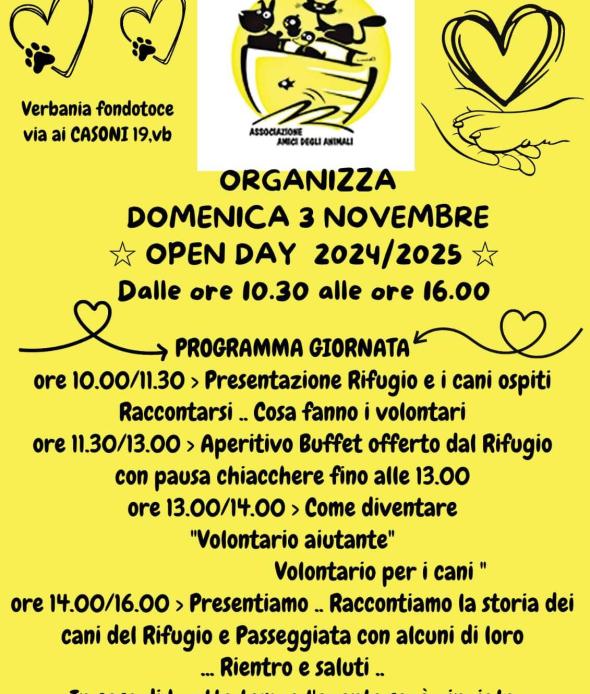 Open Day rifugio Amico Cane