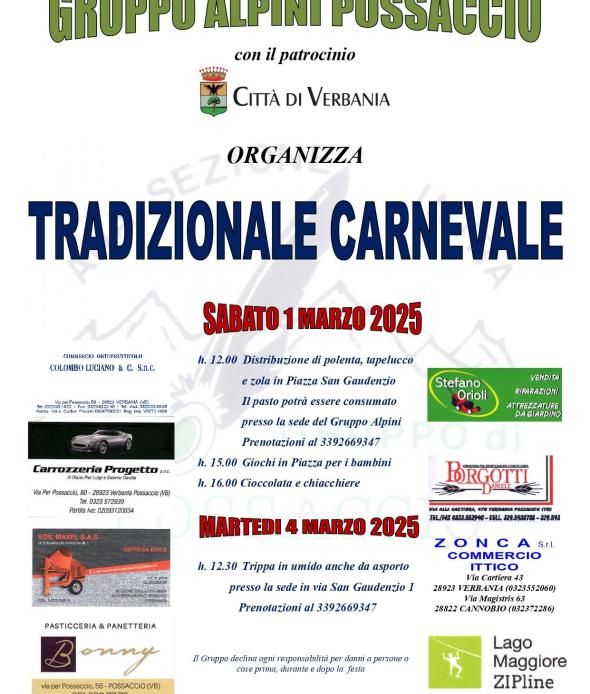 Carnevale Alpini Possaccio