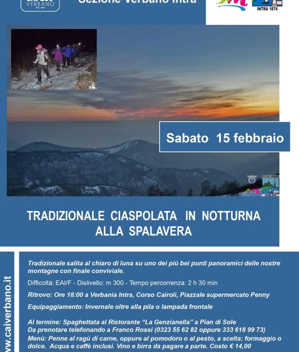 ciaspolata Spalavera 