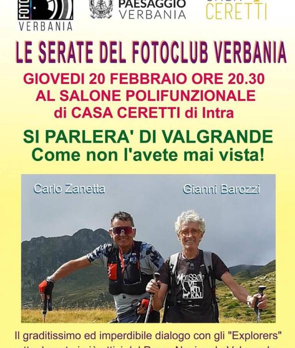 Serata Valgrande Fotoclub Verbania