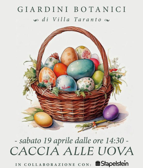 Caccia alle uova ai Giardini Botanici di Villa Taranto