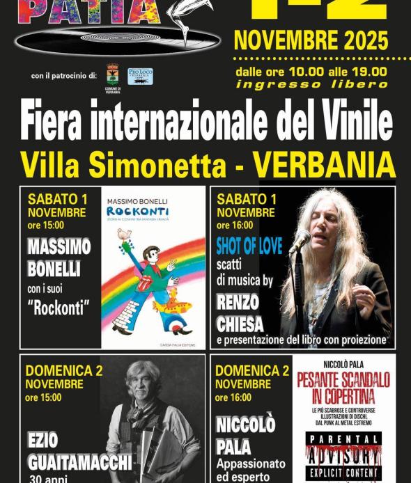 Vinilpatia 1/2 novembre 2025