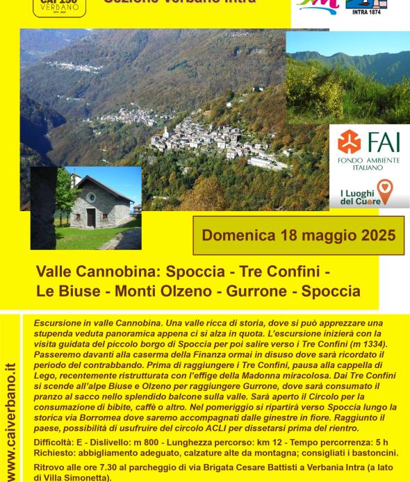 Giro ad anello in Valle Cannobina 