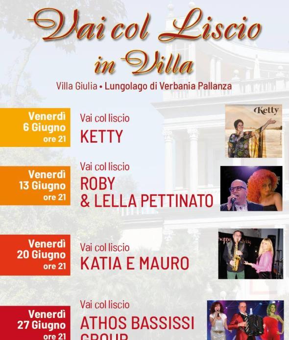 Vai col Liscio in Villa giugno 2025