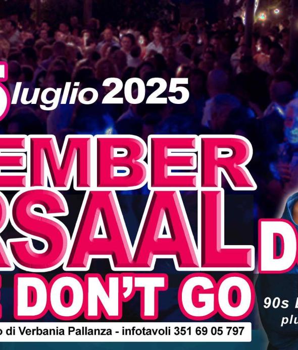 Remember Kursaal "Please don't go"