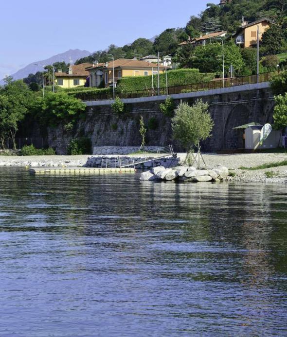 Spiaggia Tre Ponti Verbania - Immagine Sito Vivi Verbania