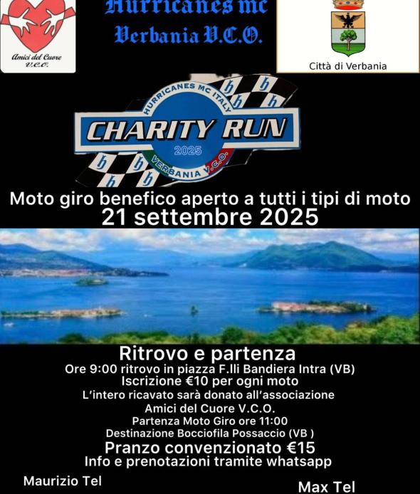 Hurricanes MC Italy Charity Run 2025