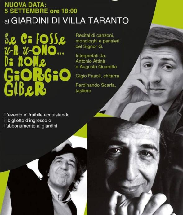 Se ci fosse un uomo – Omaggio a Giorgio Gaber