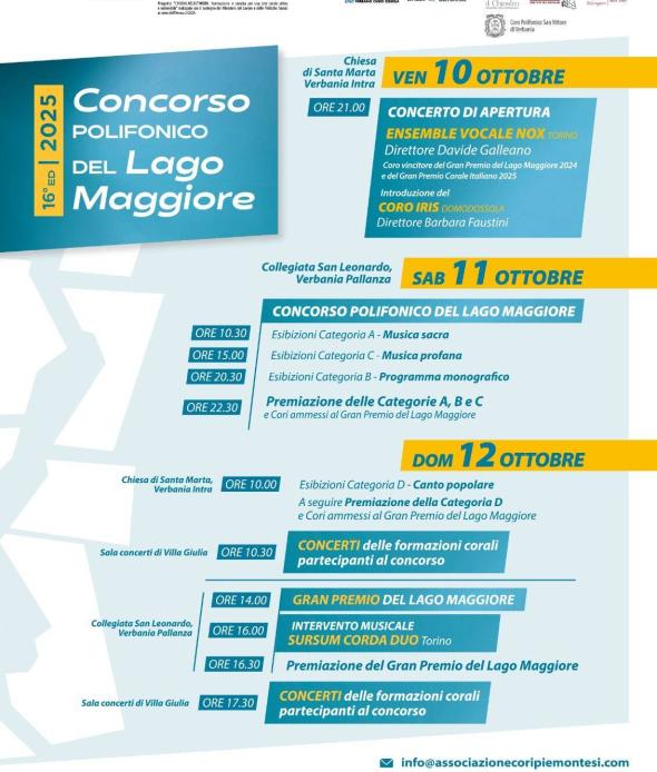 Concorso completo polifonico 2025