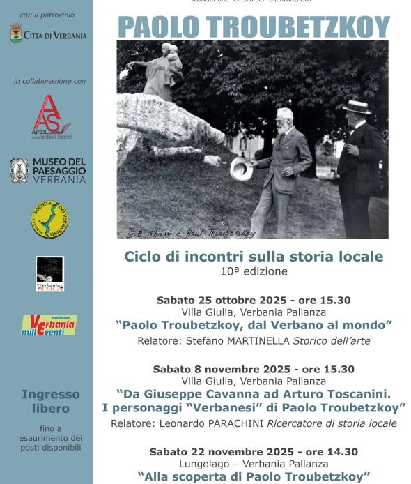 Ciclo Incontri sulla Storia Locale - 10^ edizione