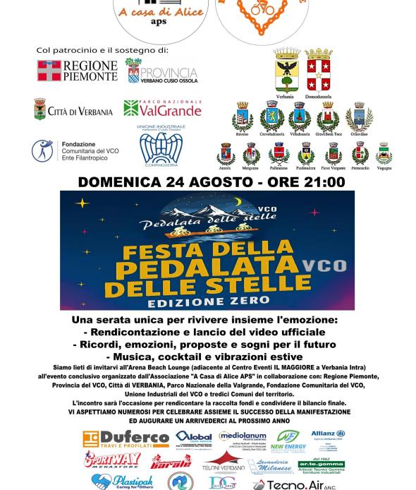 Festa della Pedalata delle Stelle -  Edizione zero