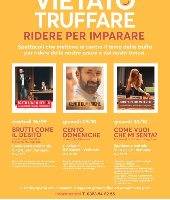Vietato truffare - Ridere per imparare