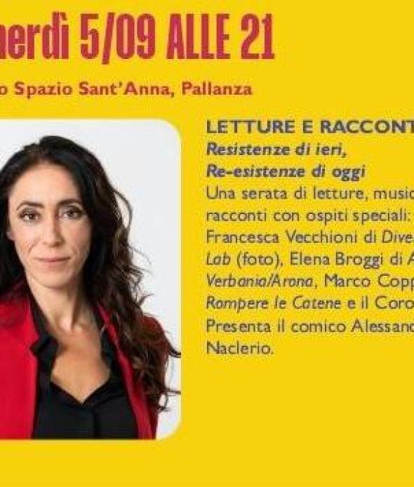 Letture e racconti - Resistenze di ieri, re-esistenze di oggi