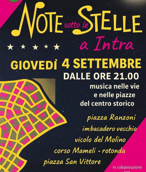 Note sotto le stelle a Intra