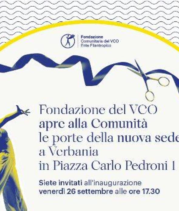  Inaugurazione della nuova sede di Fondazione Comunitaria VCO 2
