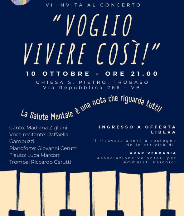 Concerto "Voglio vivere cosi!"
