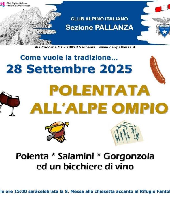 Polentata all'Alpe Ompio 