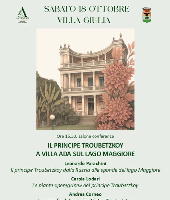 Il Principe Troubetzkoy a Villa Ada sul Lago Maggiore