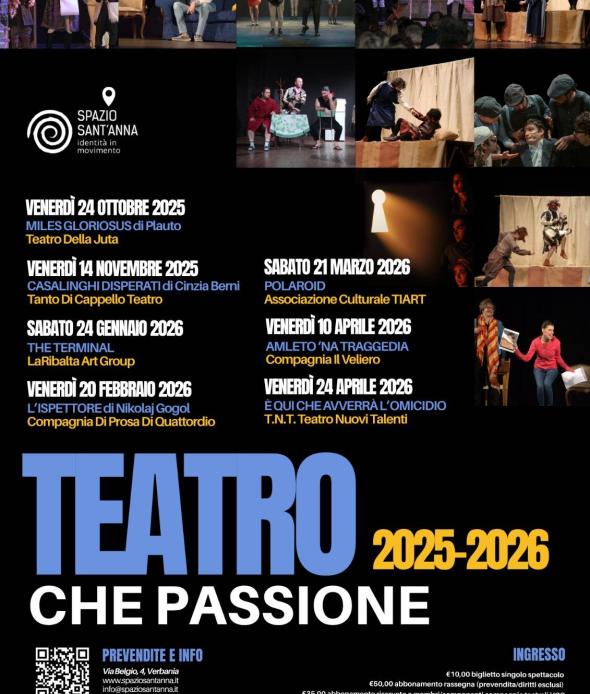 TEATRO CHE PASSIONE 2025 – 2026