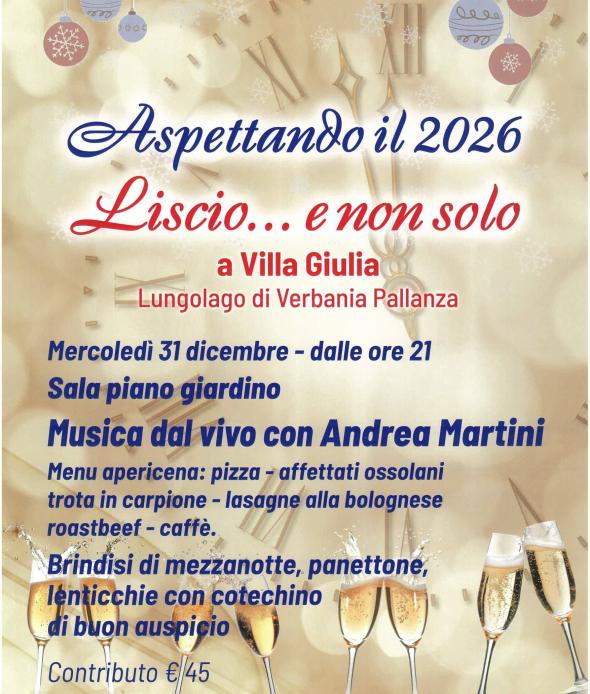 Aspettando il 2026 - Liscio... e non solo