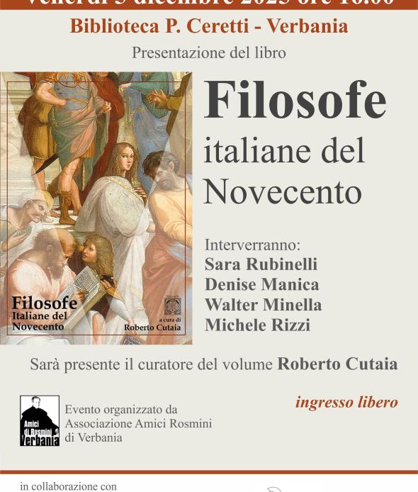 FILOSOFE ITALIANE DEL NOVECENTO